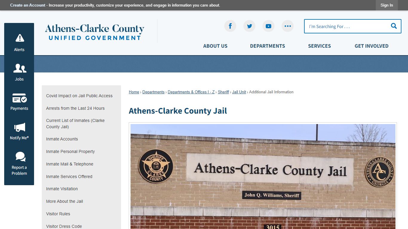 Athens-Clarke County Jail | Athens-Clarke County, GA ...